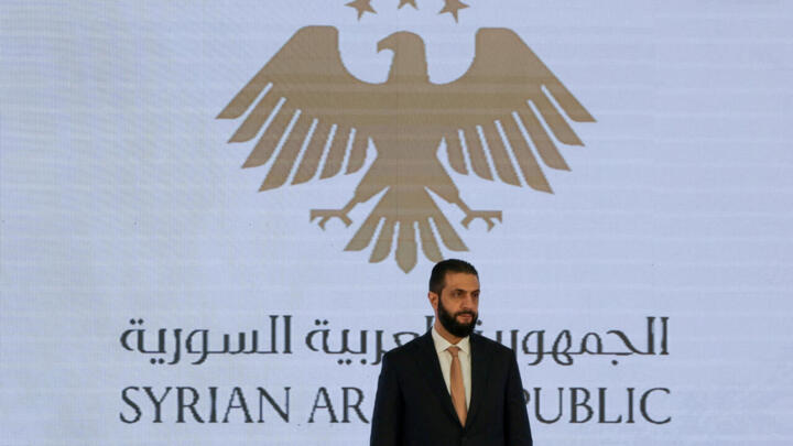 Syrian President Ahmad al-Sharaa photographed in Damascus, Syria, in August 2025.