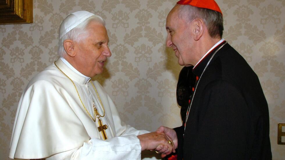 On January 13, 2007, Pope Benedict XVI met at the Vatican with his successor, Cardinal Jorge Mario Bergoglio, then Archbishop of Buenos Aires.