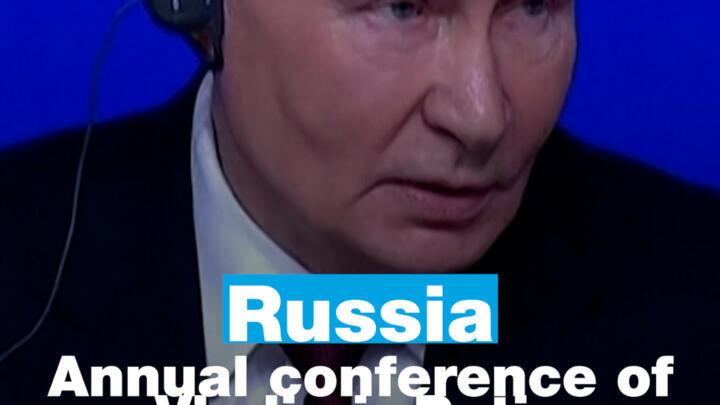 Annual conference of Vladimir Putin