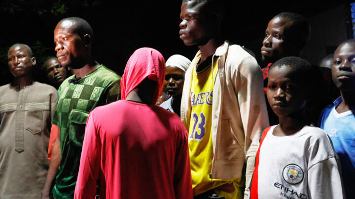 File photo: Freed students of St. Mary's Catholic School are reunited with their parents in Papiri community, Nigeria, Tuesday, Dec. 9, 2025.
