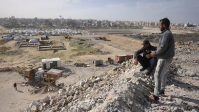 Most of Gaza's more than two million people have been displaced at least once by the war