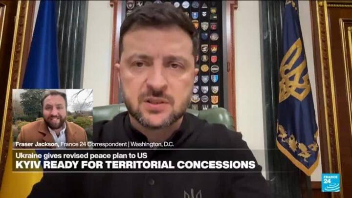 Ukraine submits counterproposal to US peace plan