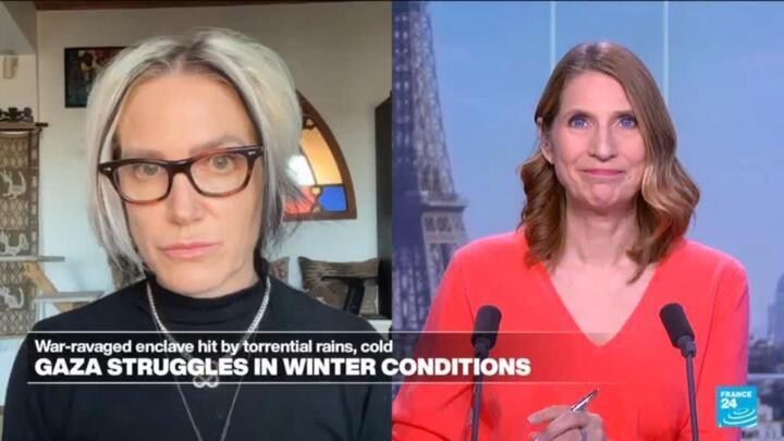 Gaza struggles in winter conditions, with rains and sewage sparking deadly disease surge