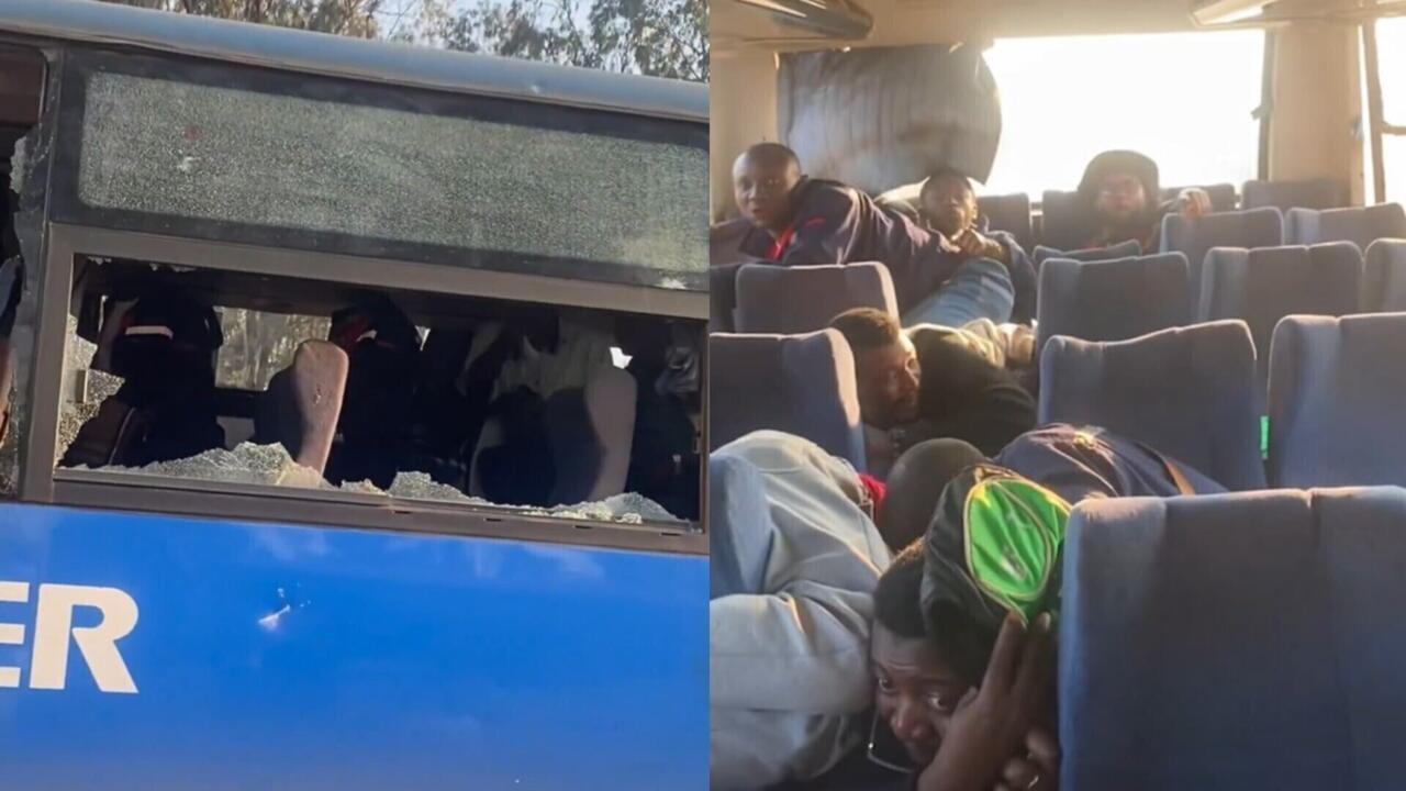 A bus transporting mineworkers was pelted by stones by artisanal miners in the Democratic Republic of Congo in early November.