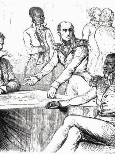 On April 17, 1825, Haitian President Jean-Pierre Boyer was coerced into accepting an indemnity of 150 million gold francs in exchange for French recognition of his country's independence.