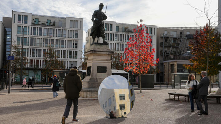 The "counter-monument" to the colonial-era statue of Sgt Blandan, in the French city of Nancy, is a first of its kind.