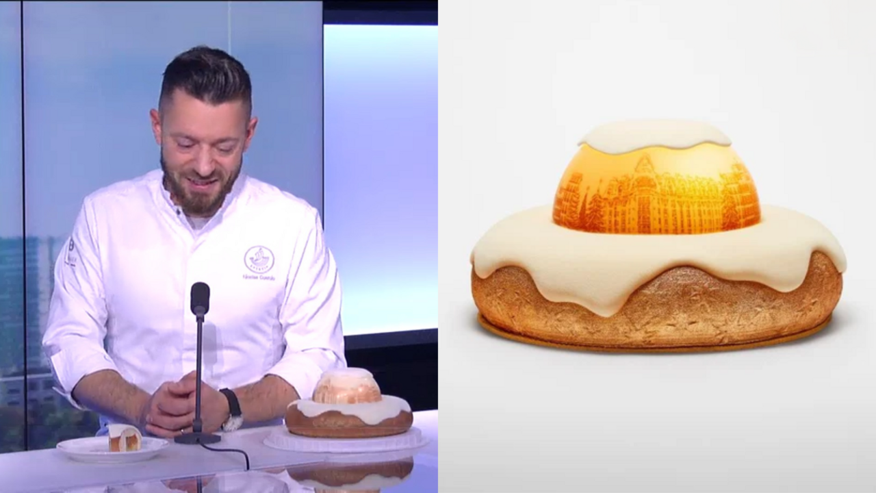 Re-imagining the Christmas Yule log cake: meet Parisian hotel Lutetia's chef